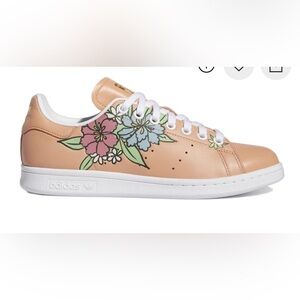 Adidas Stan Smith Ambient blush floral women’s shoes sneakers 6.5